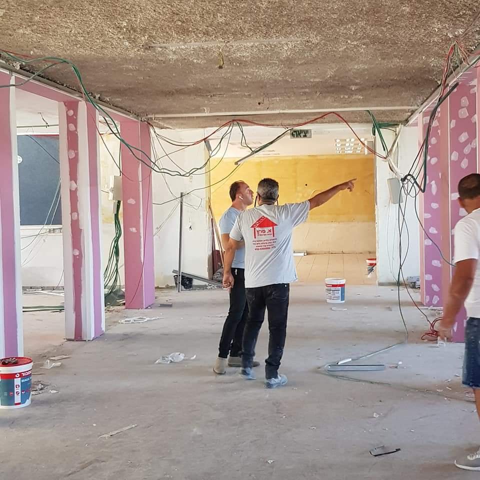 שיפוץ חלל מסחרי גדול — קונסטרוקציה ותשתיות עם צוות א.פרץ